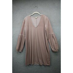 Madewell Long Puff Sleeve Velvet Dress-Size Small-BOHO-Cottagecore